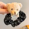 Ligas para el Cabello de Niñas, Estilo Coreano Otoño e Invierno, Cuerdas para el Cabello de Oso de Dibujos Animados Lindas de Alta Gama para Coletas, Ligas para el Cabello de Bebé