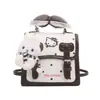 Mochila linda estilo coreano para mujer, diseño nuevo, estilo nicho, adecuada para uso diario, ir al trabajo y salidas, mochila pequeña, diseño de dibujos animados, gran capacidad
