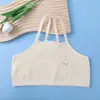 Ropa interior sin costuras ligera para niñas en período de desarrollo adolescente, sujetador tipo camisola deportiva para estudiante de secundaria, cómoda