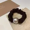 Diadema de intestino grueso de perla de alta calidad Corea del Sur elegante accesorio para el cabello que combina con todo cuerda para el cabello cabeza de bola accesorios para el cabello banda de goma de alta elasticidad cuerda para el cabello