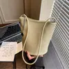 Bolso Cubo de Mano de Moda Estilo Coreano 2025, Sencillo y Elegante, Bolso Diario de Gran Capacidad, Bolso de Hombro para Mujer