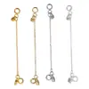 Pulsera Cadena Chapada en Oro de 14K Cadena de Seguridad Estrella Luna Colgante Brillante Pulsera DIY Hecha a Mano Accesorios que Conservan el Color