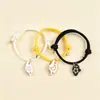 Pulsera de Amistad Magnética de Estrella, Luna y Sol para Mejores Amigos, Collar y Llavero Magnéticos Entrelazados para Tres Personas al por Mayor