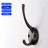 Gancho para Abrigo de Baño Aleación de Zinc Gancho Individual Gancho para Abrigo y Sombrero de Vestidor Gancho Individual para Entrada de Dormitorio Gancho de Pared al por Mayor