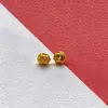 Plata S925 Chapado en Oro Moneda Dios de la Riqueza Amarillo Cubo Zakiram Cadena de Pulsera de Cuentas DIY Joyería Accesorios Pequeños