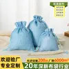 Em estoque atacado multi-cor bolsa de linho bolsa de armazenamento cor bolsa de cordão imitação de linho lavanda sachê repelente de mosquitos bolsa de cordão