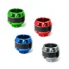 Taza de Horquilla Delantera de Motocicleta Accesorios Universales Taza de Horquilla Delantera de Aleación de Aluminio Modificada Cubierta de Taza Anticaída de Fibra de Carbono Venta al por Mayor de Fábrica