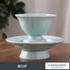 Mesa de Bambú Trendy para Té Cold Brew para Reuniones al Aire Libre, Imprescindible para Experiencias de Té Refrescantes, Incluye Botellas Pequeñas de Licor y Herramientas