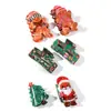 Nueva Serie Linda de Papá Noel Pasador Accesorios para el Cabello Dibujo Animado Muñeco de Nieve Árbol de Navidad Pasador Transfronterizo Accesorios para el Cabello