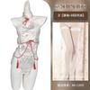 Lingerie love estilo República da China cheongsam oco uniforme tentação gola alta cordão renda conjunto de pijamas saia de quadril