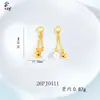 Cadena de Lirio del Valle Accesorios para Joyería DIY Colgante de Borla Oro de Arena Vietnamita Cadena de Flor de Rombo Chapada en Oro Estilo Chino