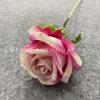 Flor Artificial Roseira de Flanela Rosa Única Rosa Acácia Casamento Decoração de Sala de Estar Buquê de Rosas de Alta Qualidade Presente de Dia dos Namorados