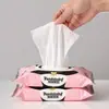 Novos Lenços Umedecidos de Água Pura para Bebês Panda, Algodão Macio, Sem Perfume, Dobráveis, Não Puxam Fácil, Portáteis para Limpeza