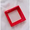 Caja de Regalo de Espino Confitado para Navidad y Año Nuevo Caja de Regalo de Chocolate con Glaseado Rojo y Dorado Fresa Caja de Empaque de Regalo Galletas de Turrón
