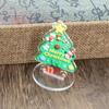 Suporte Transparente de Acrílico Original de Natal Decorações Decorativas DIY para Mesa de Natal Novo Pequeno Suporte do Papai Noel