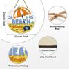 Se puede usar como etiqueta para letreros redondos de madera de verano, colgantes de puerta de bienvenida, colgantes de pared temáticos de granja pastoral y océano, decoraciones de pared para el hogar