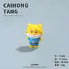 Set de Animales Locos de Dibujos Animados de Resina Simulada Adornos Pequeños DIY Resina Simulada Adornos Pequeños 3D Accesorios para Colgantes