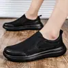 Zapatos de Malla para Hombre de Nuevo Tamaño Grande Transfronterizos, Transpirables y Cómodos Slip-On Perezosos Casuales, Zapatos Ligeros para Caminar al Aire Libre para Hombres
