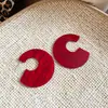 Pendientes Redondos de Color Contrastante Estilo Retro Hong Kong para Mujer, Pendientes de Moda Elegantes Estilo Vacacional, Pendientes Elegantes de Gama Alta para Mujer