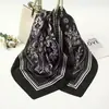 Pañuelo pequeño cuadrado de seda estilo chino para mujer, pañuelo para la cabeza para primavera, otoño y verano, para combinar con blusas, protector de cuello, estilo fino, adecuado para madres