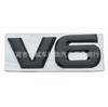 Carro V6V8 rotulagem modificado logotipo decorativo 3D tridimensional letra logotipo do deslocamento do logotipo do carro metal galvanoplastia etiqueta da cauda do carro