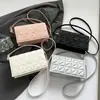 Bolsa Quadrada Pequena Rômbica Transfronteiriça Bolsa Rômbica Simples para o Dia a Dia Nova Bolsa de Ombro Transversal All-match de Verão para Mulheres