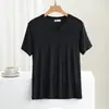 Camiseta de Verano con Cuello en V para Hombre, Modal Delgado, Cómoda, Holgada, Casual, Ropa para el Hogar, Se Puede Usar Afuera