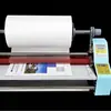 Máquina laminadora, laminadora de película pre-recubierta, máquina laminadora con control electrónico de temperatura, laminadora en caliente y en frío V490A