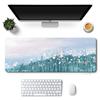 Paisagem Mouse Pad Oversized personalizado simples Ins estilo bonito feminino mesa de escritório pad teclado antiderrapante