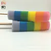 Herramienta para Limpiar Vidrios Esponja de Helado Arcoíris Esponja Compuesta Tricolor Cepillo de Copa