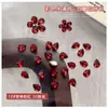 Rinestones Brillantes para Uñas con Diseño Floral en Forma de Gota de Agua, Rhinestones Planos Brillantes, Accesorios para Uñas
