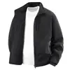 Chaqueta de Hombre Otoño 2026 Nuevo Estilo Abrigo con Cuello Alto para Hombres Jóvenes y de Edad Media Transpirable Deportes al Aire Libre Talla Grande Holgado