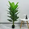 Plantas Verdes Artificiais com Vasos para Decoração de Paisagismo, Incluindo Palmeira Areca, Lírio da Paz, Costela de Adão e Jiboias, Altamente Realistas