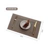 Jogo Americano Ningxin Pvc Teslin Tapete Isolante Hotel de Alto Nível Tapete para Comida Ocidental Tapete Familiar Sem Lavagem Tapete para Mesa de Jantar Transfronteiriço