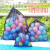 Bolsa de Almacenamiento para Pelotas de Playa Gran Capacidad Cesta de Almacenamiento para Pelotas Rebotantes Infantiles Bolsa de Malla Lavable Transpirable Bolsa Blanca