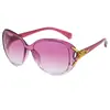 Gafas de Sol Clásicas de Moda con Montura Grande de Cabeza de Zorro/Camelia con Protección UV, Gafas Todo en Uno para Venta Ambulante