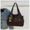 Bolsa de Gran Capacidad para Mujer 2026 Nuevo Invierno Retro Versátil Bolso Cruzado de Alta Gama Bolso de Hombro tipo Tote para Viajar de Commuter Moderno