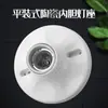 Soquete de lâmpada e27 soquete de lâmpada espiral soquete de lâmpada LED quadrado 86 cerâmico base de lâmpada plana parafuso