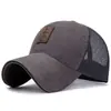 Boné de Baseball Leve para Verão Viagem ao Ar Livre Casual Simples Versátil Chapéu Bico de Pato Chapéu com Painel de Malha Respirável para Homens