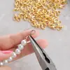Fecho de lagosta em liga de zinco pulseira colar conexão de fechamento fivela diy material artesanal acessórios de joias atacado