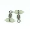 Anel Giratório Luminoso em Forma de Cabaça, Anel de Figura Oito, Conector de Isca, Equipamento de Pesca, Acessórios de Pesca, Acessórios de Pesca Luminosos, Material de Cobre