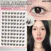 Cílios Postiços Baileys Sem Cola Xoyo Marrom Mocha Segmentados em Mechas Únicas Naturais Artificiais Fotogênicos