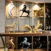 Adornos Modernos de Resina Artística de Lujo Ligero para Sala de Estar, Estudio, Mueble de TV, Escritorio de Oficina, Decoraciones para Gabinete de Vino y Manualidades
