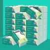 Fábrica de Papel de Seda al por Mayor 450 Hojas 40 Paquetes Caja Completa Madera Natural Servilletas Domésticas Papel de Seda Cuatro Capas Tamaño Grande Sin Perfume