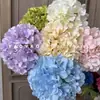 Nova Hortênsia Borboleta Colorida 116 Peças Hortênsia de Galho Único Casamento Decoração de Casa Arranjo Floral de Casamento Flores Artificiais