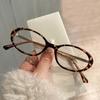 Chiai Nuevo Estilo Personalizado Gafas Coreanas Anti-luz Azul Retro Liso Ovalado Plano Gafas Simples Montura para Gafas Miopes para Mujer