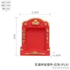Mini Adorno Decorativo Cultural y Creativo de Estilo Chino Rojo Festivo y Divertido para Altar de Buda para Escritorio de Oficina, Estación de Trabajo, Contenedor de Figuras