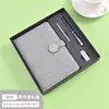 Caja de Regalo con Set de Cuadernos A5 Personalizada con Logo para Oficina de Negocios, Cuaderno Simple con Hebilla Redonda, Artículo de Recuerdo y Conmemorativo