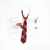 Corbata Roja para Mujer Estilo JK Japonés Estilo Perezoso Corbata Libre Estilo Universitario Corbata para Hombre DK Corbata a Rayas Accesorios para Camisa Moderno