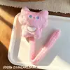 Pingente de Boneca de Pelúcia de Gatinho de Cauda Longa Criativo, Chaveiro Fofo e Feminino para Bolsas, Ornamento de Pequeno Presente Interativo